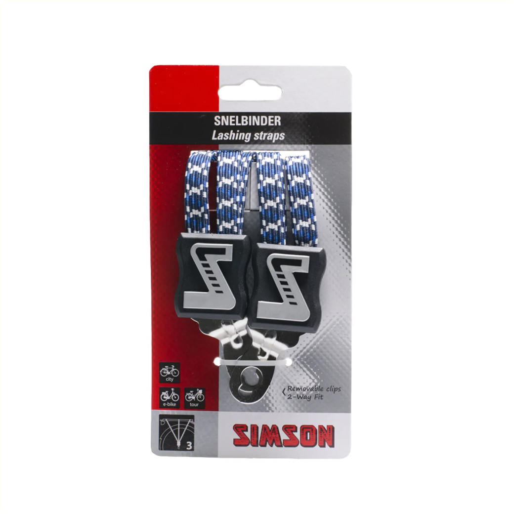 Simson Snelbinder, 3 binder, navy-white