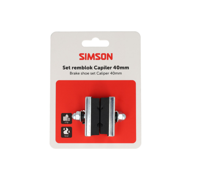 Simson brake pads caliper 40mm by pair
